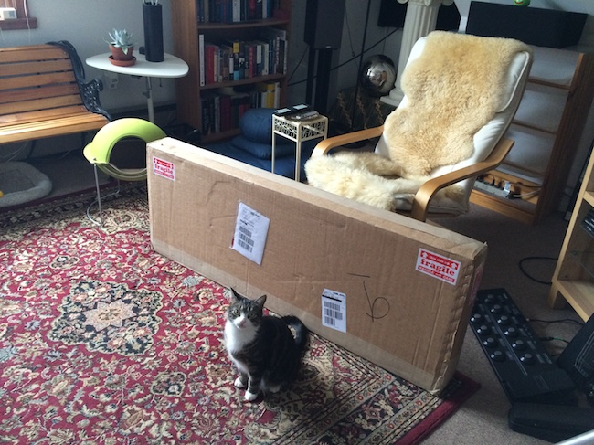 shipping box and Milla